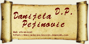 Danijela Pejinović vizit kartica